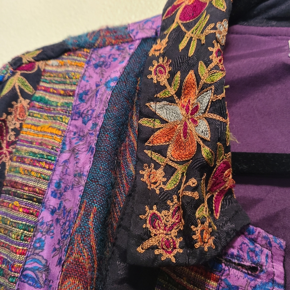 Boho Patchwork Coat - image 3